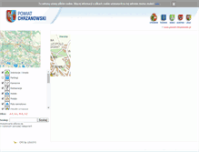 Tablet Screenshot of mapa.powiat-chrzanowski.pl