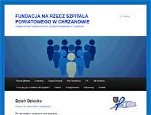 Tablet Screenshot of nowyszpital.powiat-chrzanowski.pl